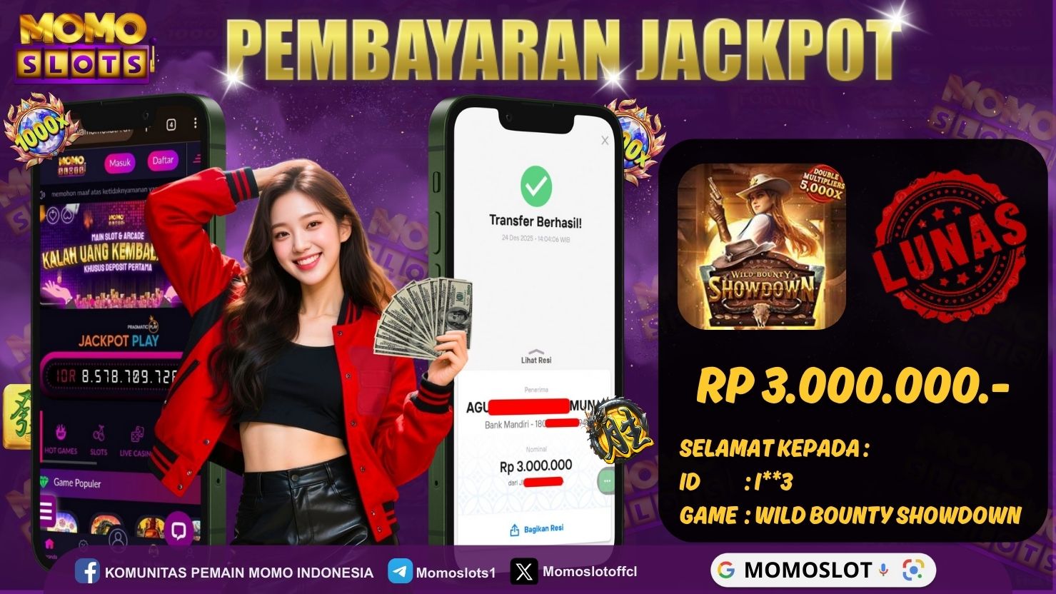 MOMOSLOTS JACKPOT SLOT WILD BOUNTY SHOWDOWN